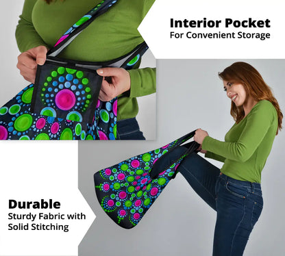 3 Mandala Grocery Bags